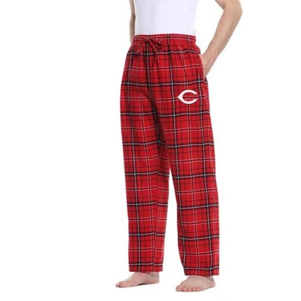 Concepts Sport Cincinnati Reds Ultimate Plaid Flannel Pajama Pants MLB Small